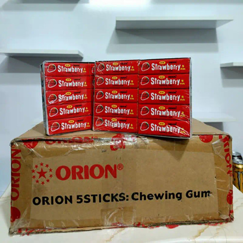 آدامس توت فرنگی اصل اوریون